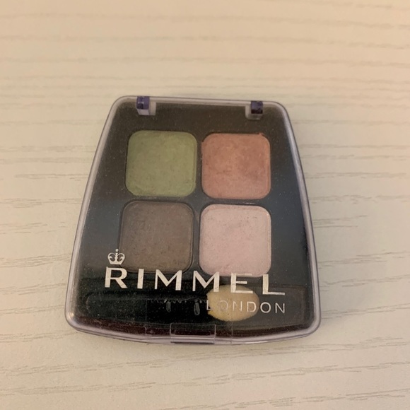 Rimmel Colour Rush Quad Eyeshadow 016 Urban Flower Rare VTG Discontinued USED - Picture 5 of 5